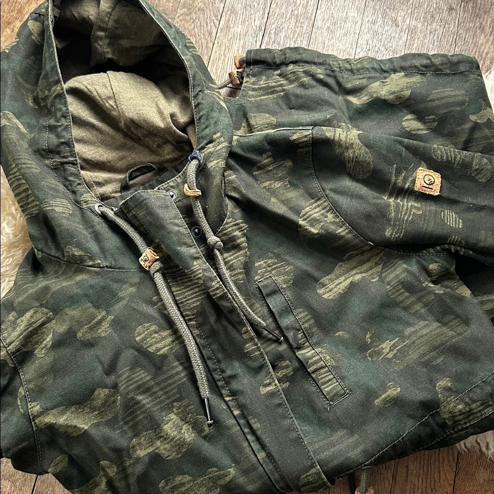 Tentree canvas rain jacket